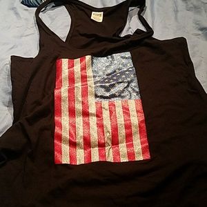Victoria's secret pink bling tank Americana